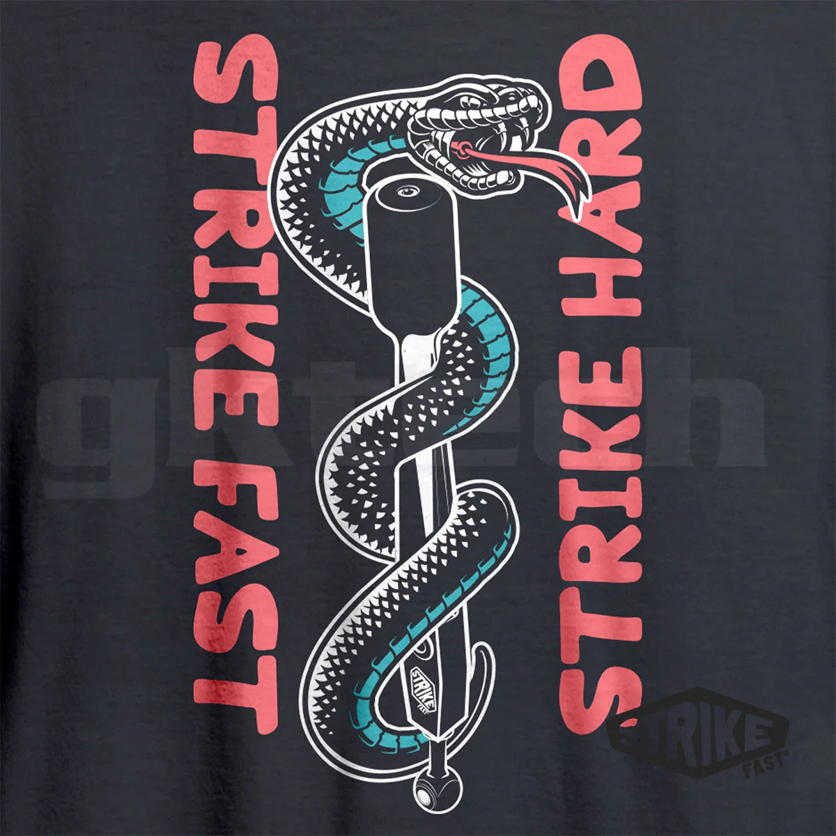 Strike Fast Strike Hard crew neck T-shirts - CLEARANCE - Image 4