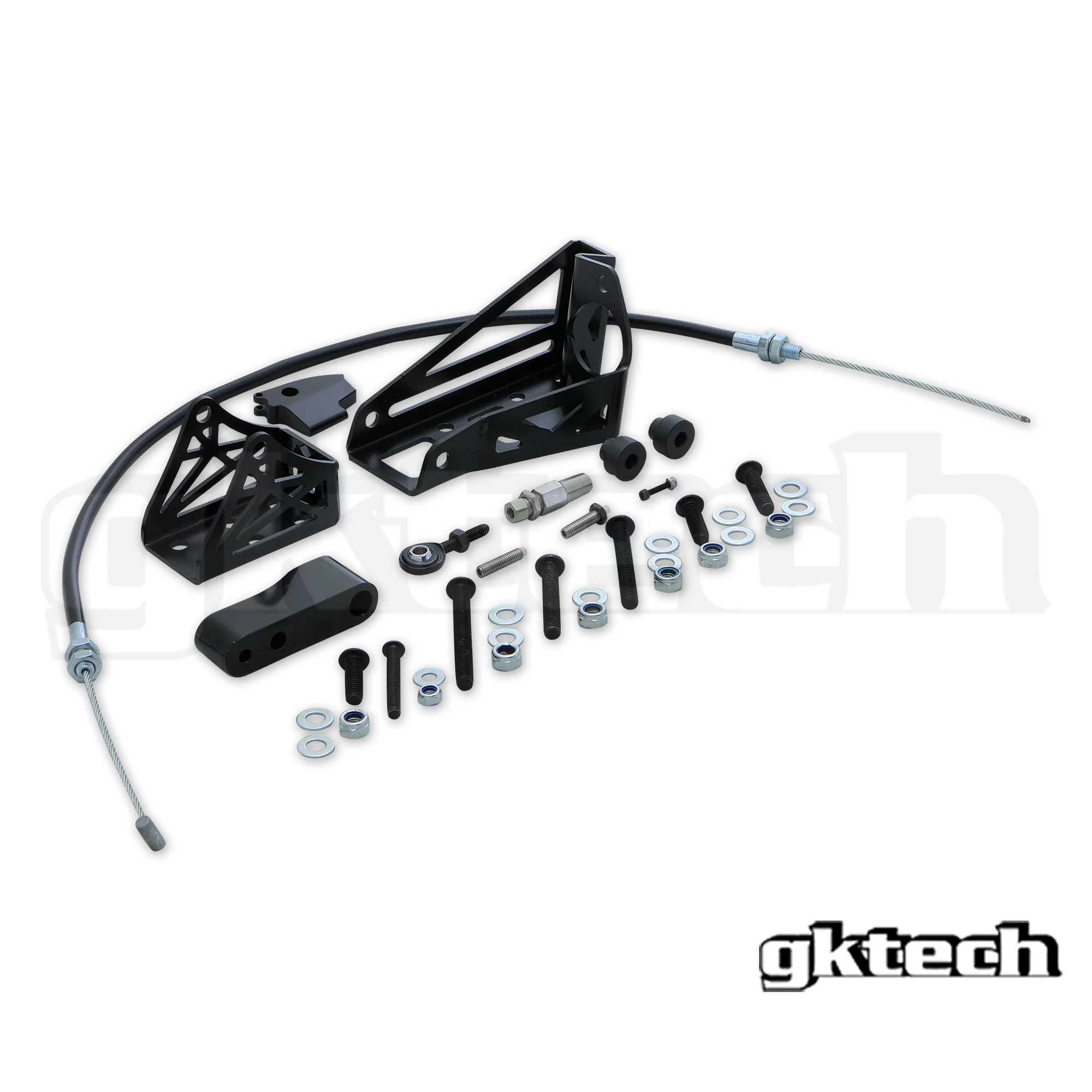 Hydraulic e-brake assembly with remote lever