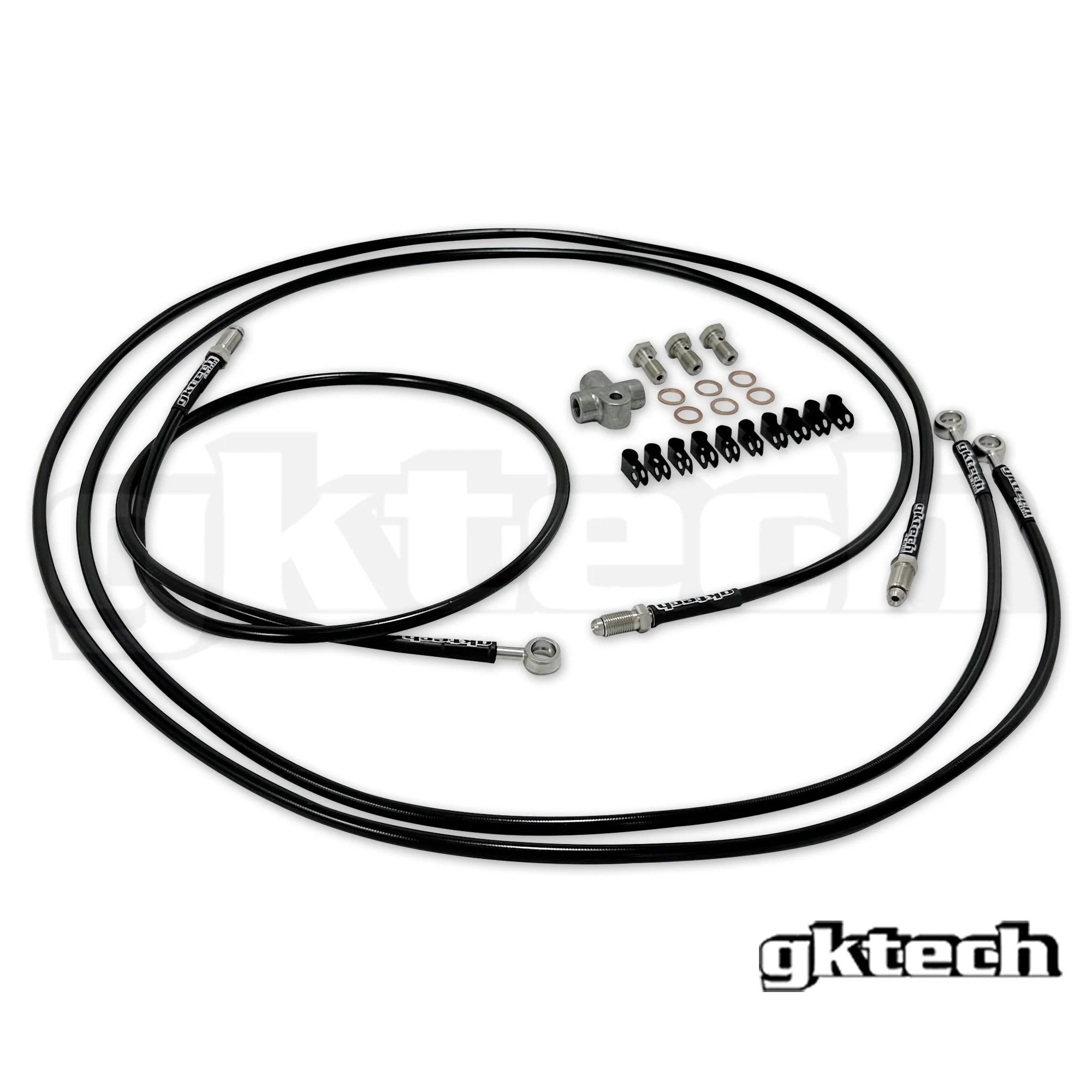 FR-S / GR86 / BRZ e-brake braided brake line kit - Image 3